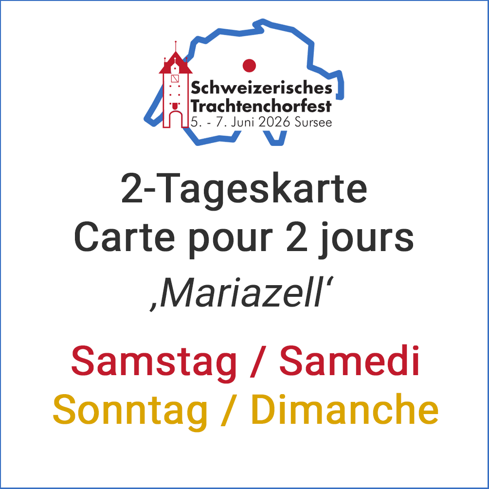 2-Tageskarte "Mariazell" / Carte pour 2 jours "Mariazell"