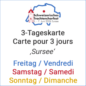 3-Tageskarte "Sursee" / Carte pour 3 jours "Sursee"